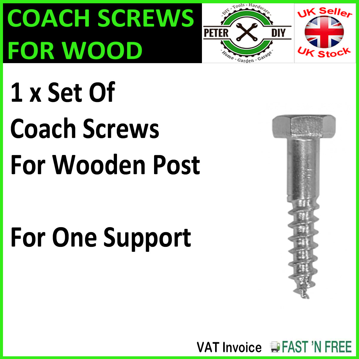 GROUND SCREWS FENCE POST Spike Support Holder Anchor Screw 70/80/90/100/120mm