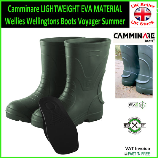 Camminare LIGHTWEIGHT EVA MATERIAL Wellies Wellingtons Boots Voyager Summer