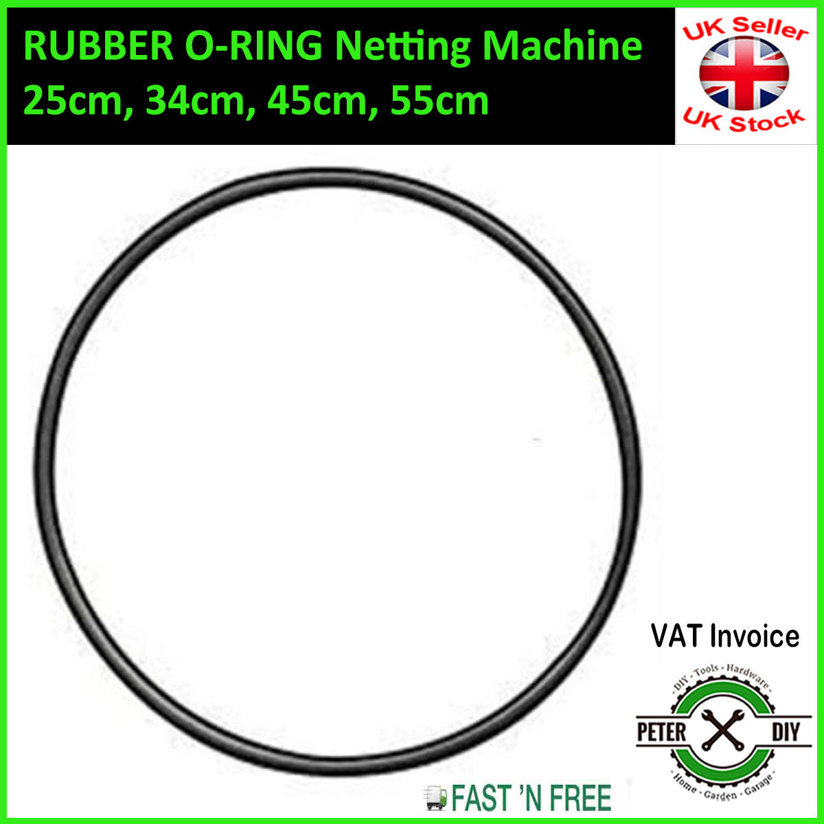 RUBBER BRAKE O RING FOR Christmas Xmas Tree Rings Bands Netting Machine Funnel