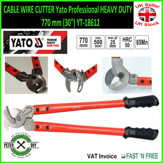 CABLE WIRE CUTTER Yato Professional HEAVY DUTY 770 mm (30") YT-18612